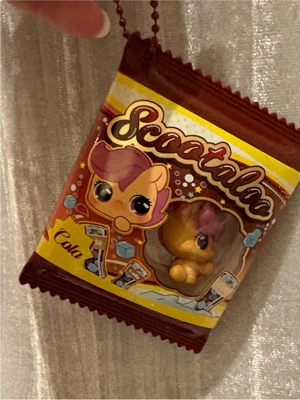 My Little Pony Brown and Pink Blind Pack Keychain Charm